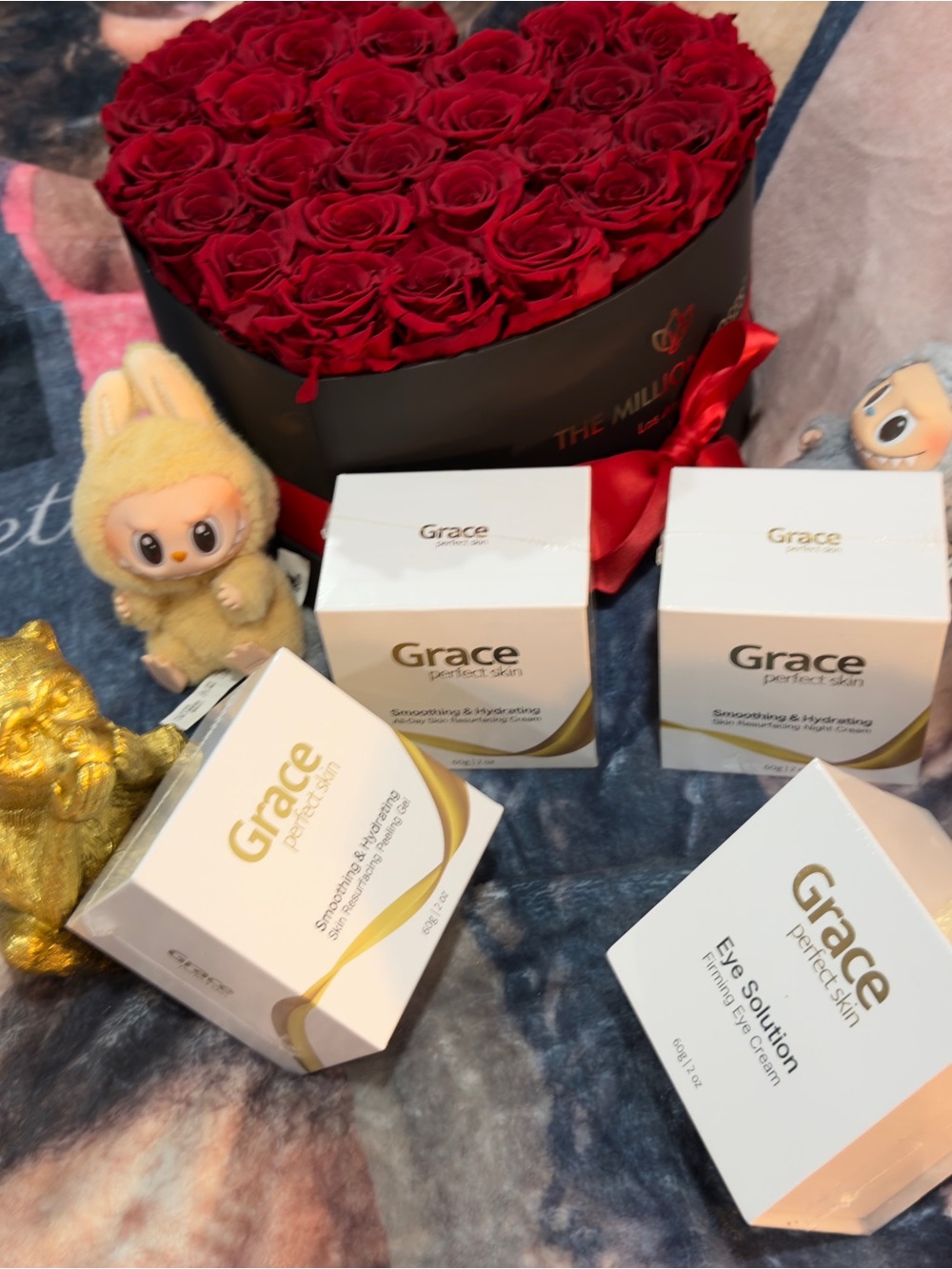Grace Eye Solution Day resurfacing cream Night cream and peeling